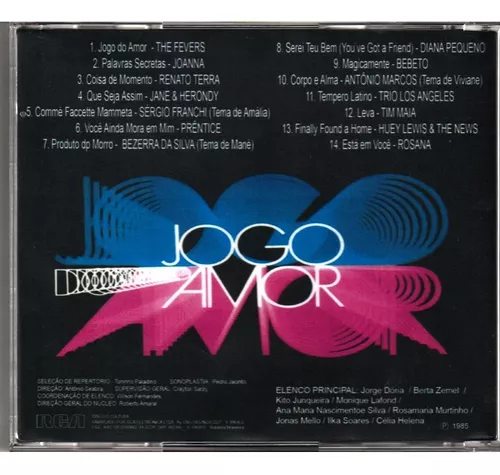 JOGO DO AMOR - REALITY OF LOVE 2004 - JOGO DO AMOR - RE - CD Point