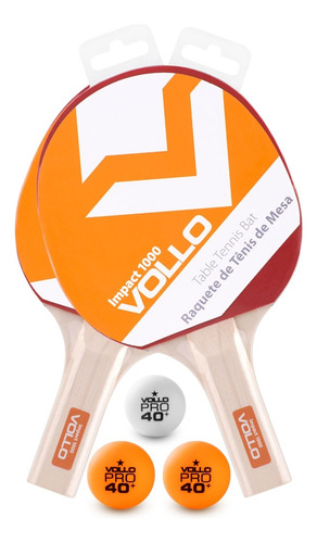 Kit Tênis Mesa Profissional Ping Pong 2 Raquetes 3 Bolas