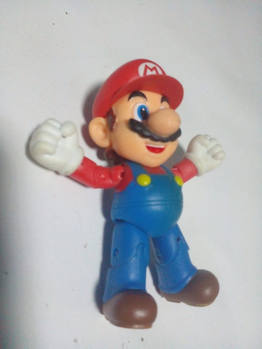Figura Mario Bross 4 Pulgadas Articulada (Usado)