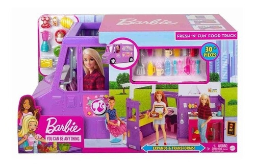 Barbie Food Truck Carro De Comida Muñecas Niñas Juguetes 