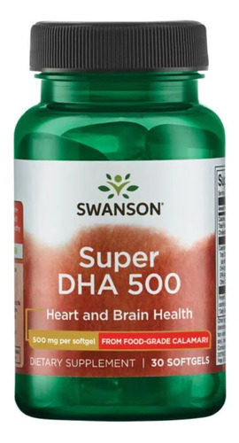 Swanson Dha 500mg De Calamar Omega Maxima Potencia De Dha