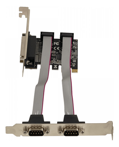 Pcie-x1 2-serial-rs232-db9-m 1-paralelo-db25-h Tarjeta