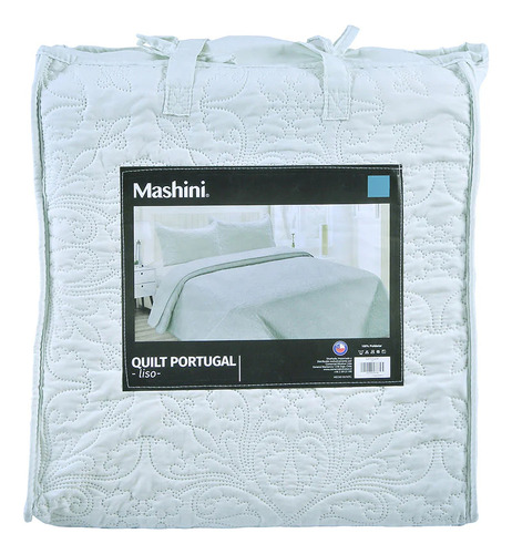 Quilt Mf 1.5 P Portugal Verde Agua Mashini