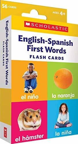 Flash Cards English-spanish First Words, De Scholastic. Editorial Scholastic Teaching Resources, Tapa Dura En Inglés, 2021