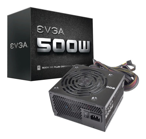 Fuente Evga 500w Reales 80 Plus 500 W Full Wired Gamer Gtia