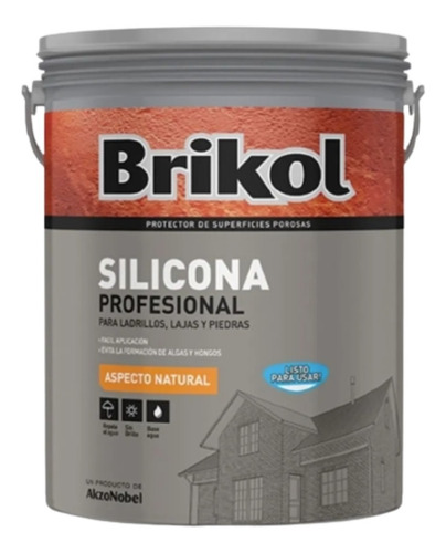 Brikol Silicona Profesional Transparente Incoloro 4 Litros