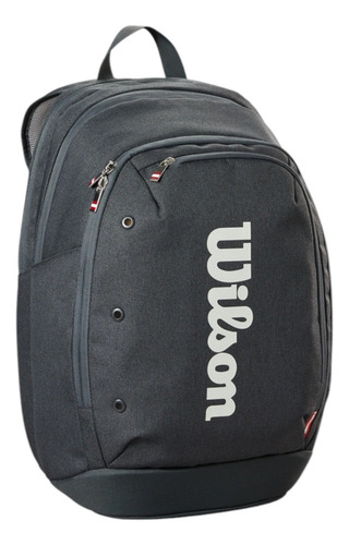 Backpack Wilson Tour Negra 2025 2 Raquetas Color Negro