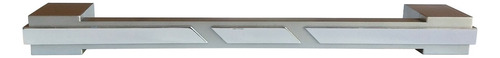8 Puxador 192mm Rack Criado Mudo Cômoda Gavetas Móveis Prata Fosco Lisa