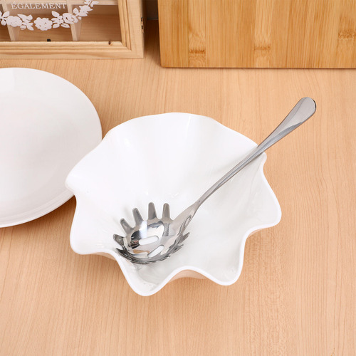 Cuchara Para Espaguetis De Acero Inoxidable, Herramienta Par