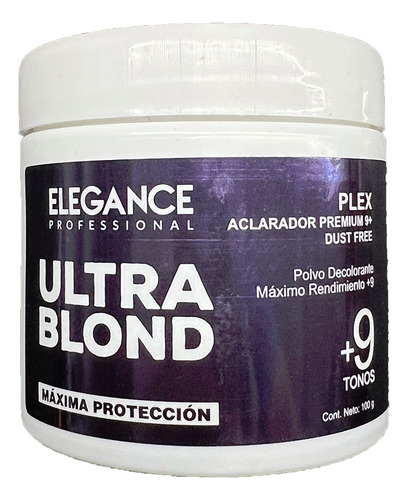 Decolorante Elegance 100 Gr Ultra + Plex / Black Black&white