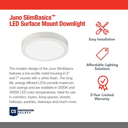 Luminaria Empotrada Led De Superficie Slimbasics Jsbc D...
