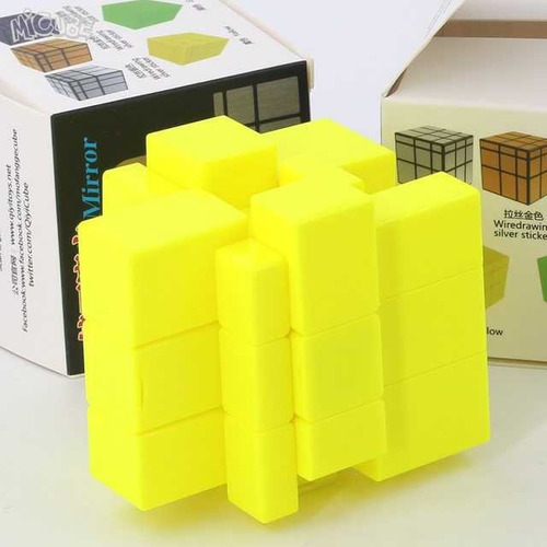 Cubo Rubik Qiyi 3x3 Mirror Blocks Magic Cube Stickerless