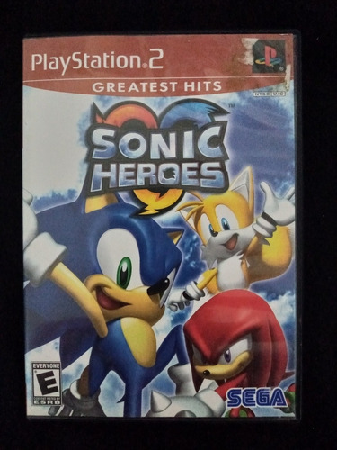 Sonic Heroes C/ Manual Ps2 Mídia Física Usado Playstation 