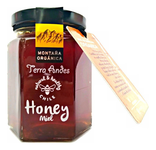 Miel De Montaña Orgánica 240 Grs 100% Pura De Abeja