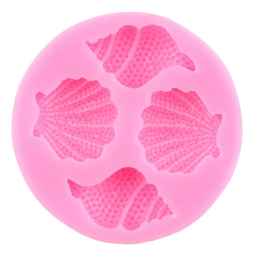 5pcs Molde De Silicona Concha Fondant Resina Estrella De Mar