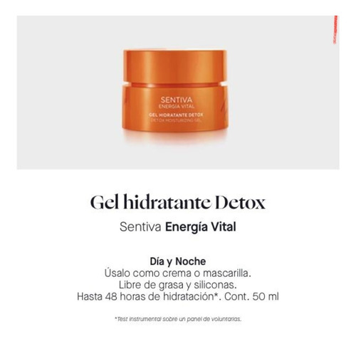 Imagen 3 de 4 de Desintoxicador Detox Limpiador Y Gel Hidratante Yanbal