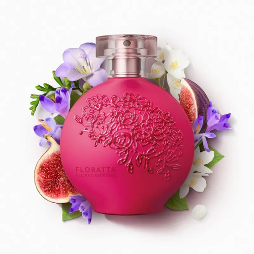 Combo O Boticário Floratta Flores Secretas Deo Colônia 75ml + Loção Refil Hidratante Ameixa + Sabonete Barra Cereja 2un X 80g