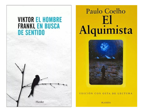 Combo De Libros El Hombre En Busca De Sentido+el Alquimista