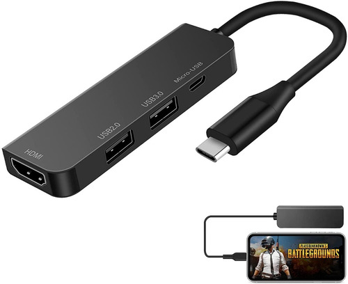 Adaptador Usb C Hub 4 En 1 5gbps Compatible Macbook Pc Yomym