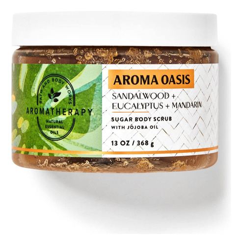 Aroma Oasis Sándalo Eucalipto Mandarina Sugar Exfoliante C.