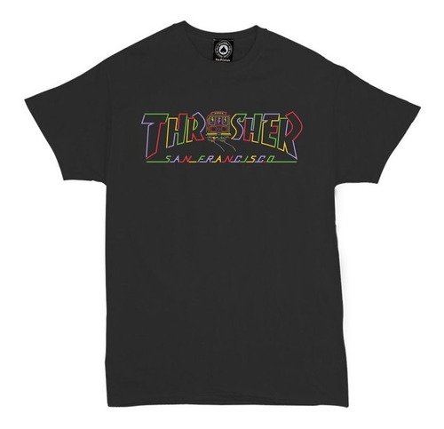 Remera Thrasher San Francisco Original 100% Algodón