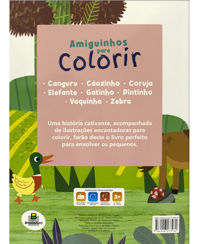 Amiguinhos para Colorir: Cãozinho, de © Todolivro Ltda.. Editorial Brasileitura, capa mole em português, 2022