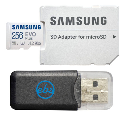 Samsung Evo Plus Memoria Microsd 256 Gb Adaptador Gopro