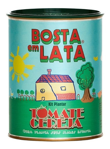 Imagem 1 de 1 de Kit Plantar Bosta Em Lata Tomate  Cereja - 330 G