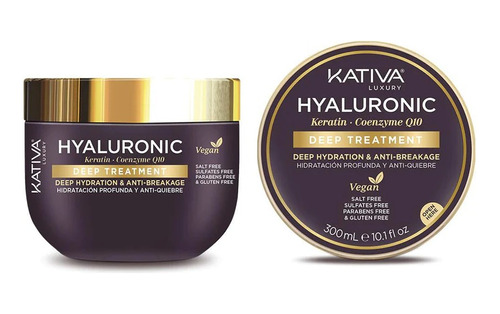 Kativa Hyaluronic Tratamiento Profundo 300 Ml Hidratación