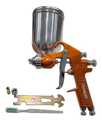 Imagen 3 de 9 de Pistola De Pintar Lusqtoff Alta Gravedad W-71g Je