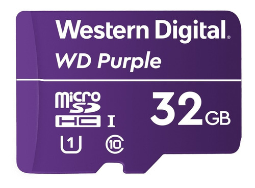 Memoria Micro Sd 32gb Western Digital Purple Wdd032g1p0a /vc