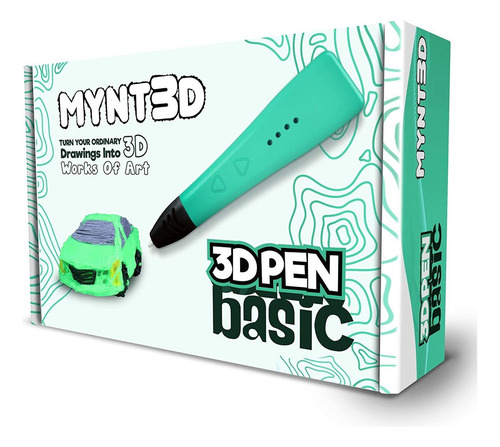 Mynt3d Bolígrafo 3d Básico Nuevo Para 2020 0.069 In Abs Y Pl