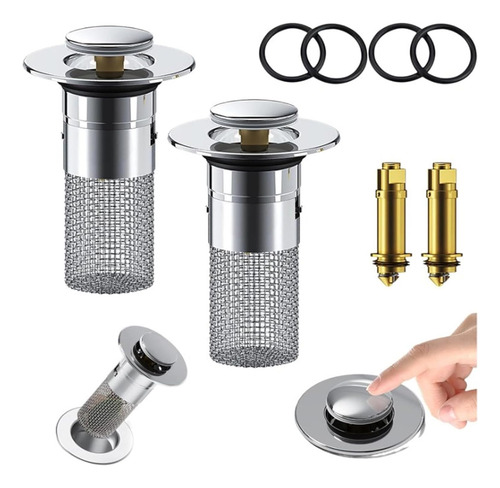 Tapón De Drenaje Universal Para Fregadero Con Cesta De Filtr