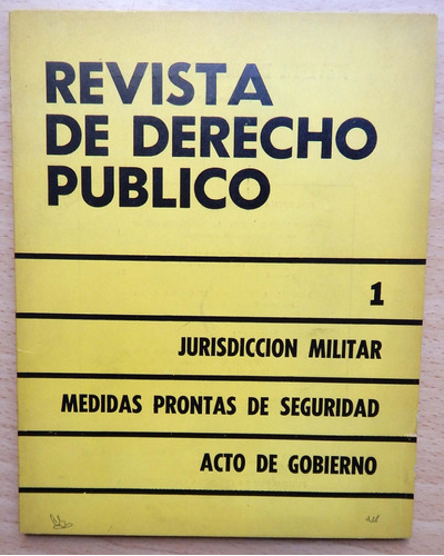 Revista De Derecho Público 1 Jurisdicción Militar