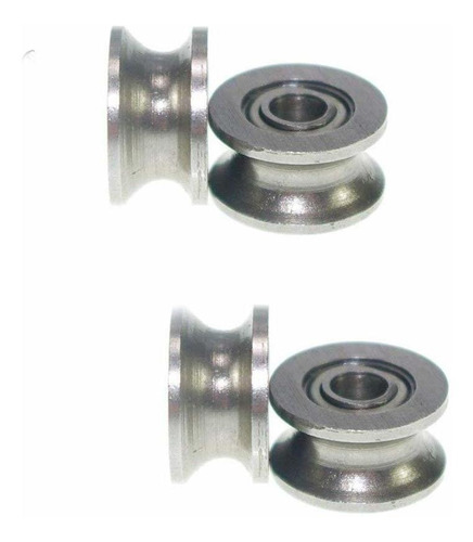 20pcs Deep Groove Pulley Bearing Rail Ball Wheel,u624zz