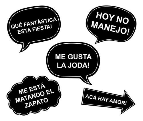 Photo Props Casamiento Imprimible. 48 Carteles Con Frases