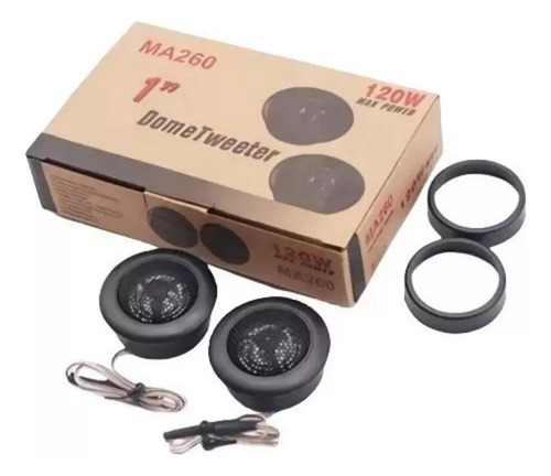 Altavoces Carbon Audio Tweeters, 240 W, Universales