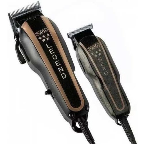 Combo Profesional Wahl Barber Peluquera Legend Patilla Hero 