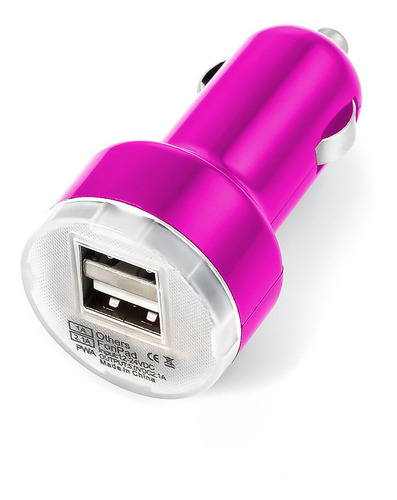 Cargador Usb Para Auto, 2 Puertos 12v -24v