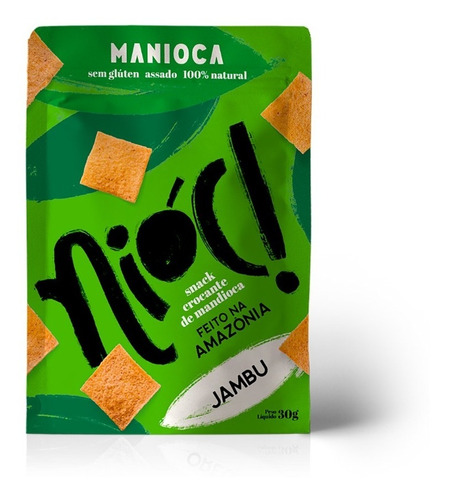 Snack De Mandioca Nióc Jambu Manioca Sem Glúten