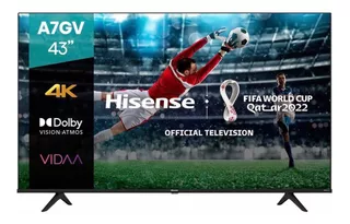 Smart Tv Hisense 43 4k Uhd 43a7gv -50%