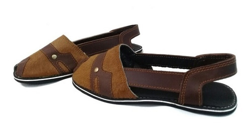 Alpargata Criolla Larense De Puro Cuero Unisex