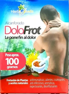 Pomada Frotacion Dolofrot Alcanforadole Pone Fin Al Dolor