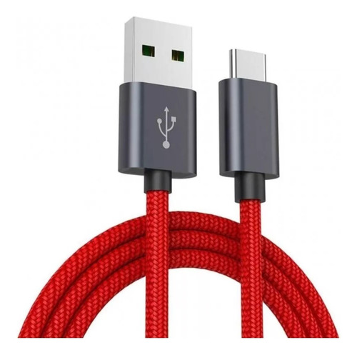 Cable Xiaomi Mi Braided Usb Tipo-c Cable 100cm Rojo