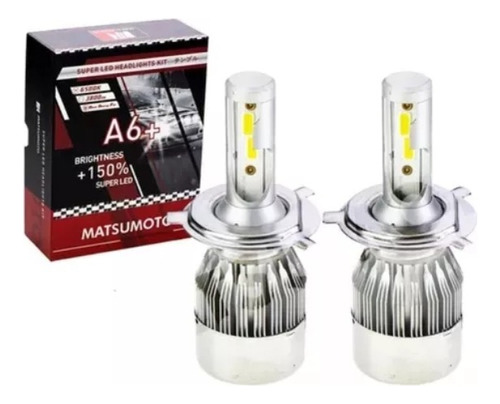 Kit 2 Ampolletas Turbo Led H4 Matsumoto / Envío Gratis