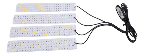 Plant Growth, Panel De Cultivo Led De 384 Led, 4 Regulables