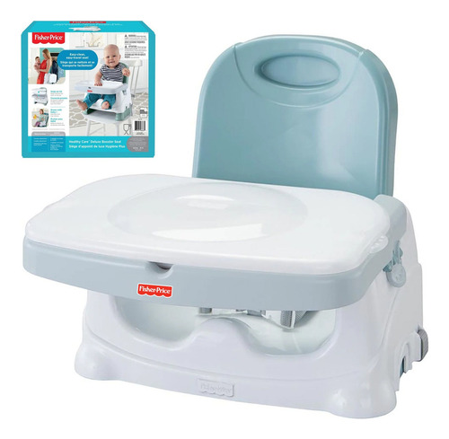 Cadeirinha Alimentação Para Bebê Fisher Price Portátil 23kg Cor Branco