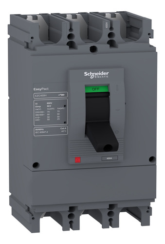 Breaker 3x320 Amp Ezc400h3400n Schneider Electric