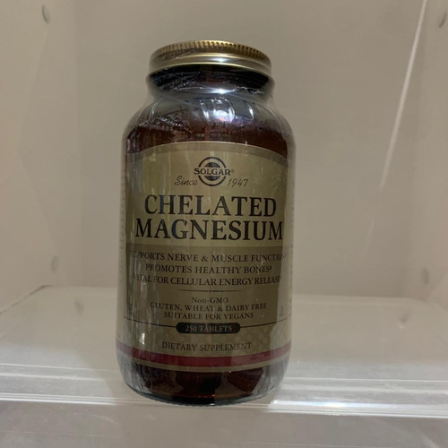 Chelated Magnesium - 250 Tab. - Solgar