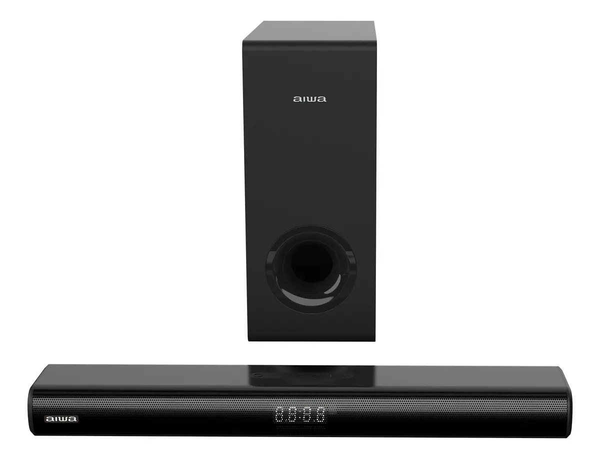 Barra De Sonido Aiwa Awsbc800ww Bluetooth 2.1 Color Negro